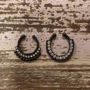 Faux Septum Piercings